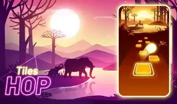 Tiles Hop - free online Casual game at Jefbye