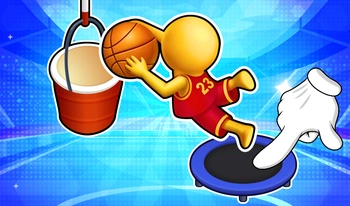 Trampoline Basketball 3D - free online Beauty game at Jefbye
